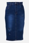 Midi Skirt - 44 Denim