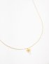 Goldair Gold Plated Sterling Silver Bean Pendant Necklace