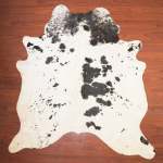Aa Grade Cow Hide 530 Black white L - Large Black white Spotted