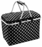 Microfibre Large Bag Collapsible Picnic Basket Storage Basket