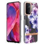 For Oppo A74 5G A93 5G A54 5G A93S 5G Flowers And Plants Series Imd Tpu Phone Case Purple Begonia
