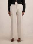 Ada Petite Straight Leg Pants - 16 Oatmeal Marle