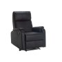 - Chabra Leather Touch Armchair Recliner - Black