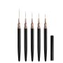 Nail Art Pens Liner Brushes Set 5 Black Colour Nail Tools For Long Line