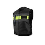 Jdxqbld Airbag Vest For Motorcyclists Reflective Motorbike Vest All Seasons Motorcycle Jackets Reusable Black-m