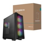 Deepcool CC560 Mesh V2 Atx Mid Tower Argb Fans High Airflow
