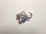 Buffalo Plated Silver Pendant