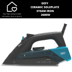 Defy Ceramic Soleplate Steam Iron - 2600W SI4126BG