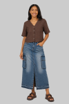 Short Sleeved Shirt - XXL Brown