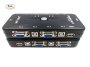 Duttek 4 Port USB Kvm Switch Box For PC Monitor/keyboard/mouse Control 3XUSB 2.0 + 2XVGA + 2XPRINT B
