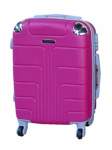 Smte Luggage 20-INCH Suitcase Hot Pink With Keychain