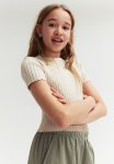 Rib-knit Top - Light Beige