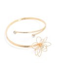Goldair Gold Diamante Flower Arm Cuff