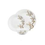 Zen Gardeni Pearl 12 Piece Dinner Set White