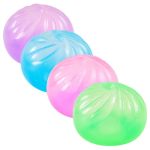 Glitter Dumpling - Glitter Dumpling Squishy Dumplings Squeeze Sensory Stress Relief Toy For Adults & Kids 4PCS