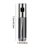 100ML Premium Glass Olive Oil Sprayer For Cooking And Outdoor Camping - Easy To Use Kitchen Oil Spray Bottle With Adjustable Noz