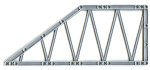 Parts Support 31 X 13 Girder Trapezoid 55767