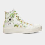 Converse Women's Ctas Lift Floral Cream Sneaker