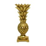 Malacca Queen Pineapple Candleholder Gold