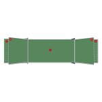 Educational Board Non-magnetic Chalkboard 1220 1220 - Chalk Lines - Side Panel - Option A
