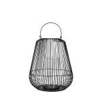 Lantern - Powder Coated Steel In Black: Small 46X53CM Nidea
