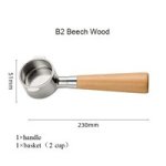 Coffee Accessories 2 Ears Naked Coffee Portafilter B2 Beech Wood