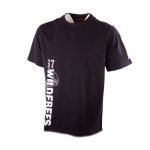 WMA435 Black Vertical Sidewrap Tee - XL