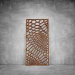 Laser Cut Screen - Design 132 - 1040 X 535 X 20 Rust Coat Indoor