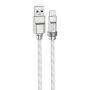 Hoco U113 100W USB To Usb-c/type-c Silicone Fast Charging Data Cable Length: 1M Silver