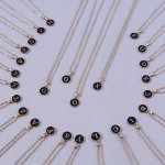 English Letters Decor Necklace Simple Pendant Necklace Alloy Necklace Jewelry Accessories For Women Gifts