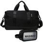 Fashionable Sports Gym Travel Duffel Bag With Toiletry Bag