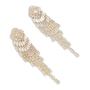 Goldair Gold Diamante Drape Earrings