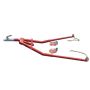 A-frame Towing Frame Adjustable Tow Bar With Safety Chains