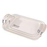 3 Piece Elegant Multi-purpose Rectangular Large Capacity Serving Tray