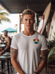 Reef Retro Tee - Vintage Surf Series - White - Large