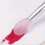 Versatile Silicone Nail Art & Makeup Brush - Magic Mirror Powder Glitter Eye Shadow & Lipstick Applicator Professional Washable