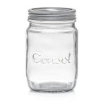 Gl Jar Pres 500ML Incl. Lid Ea