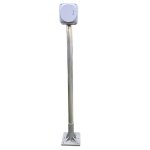 Cctv Camera Mounting Pole With Base Stand