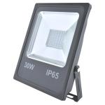 30W LED Floodlight Black Slim Design