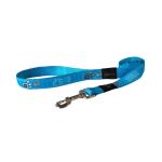 Rogz Fancy Dress Classic Lead - Armed Response X Large Turquoise Paw