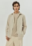 Regular Fit Linen-blend Shirt - Beige