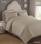 Simon Baker Paisley Bedspread Natural Various Sizes - King - 270CM X 270CM + 2 Pillowcases 50CM X 70CM + 5CM Natural