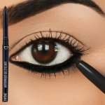 5 Color Eyeliner Glue Pen Smooth And Color Rendering Waterproof Long-lasting Blue Black Brown Easy To Color Eyeliner Pen