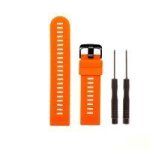 Silicone Plain Watch Strap - Garmin Forerunner 945/ Forerunner 935/ FENIX5 Plus/ FENIX5/ Quatix 5/ Quatix 5 Sapphire/ Approach S60 Orange