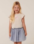 Edith Girls Scallop Embroidery Skirt - 10-12 Yrs Geo Embroidery
