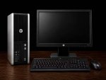 HP Computer Full Set Desktop Complete Compaq 8000 Psu + 19 Inch Monitor