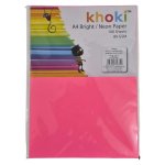 Khoki Bright Neon Paper A4 100 Sheets