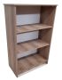 Oxford 3 Shelf Book/filing Cabinet 80CM - Sahara