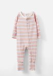 Cotton On The Billie Long Sleeve Rib Romper - Vanilla-zephyr summer Stripe
