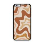 Custom Printed Tpu Cases - Apple Iphone 6 Plus Apple Iphone 6S Plus & 39 Brown Swirl& 39 By